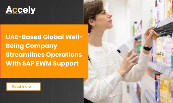 accelygroup's tweet image. A global well-being company in the UAE boosts warehouse efficiency and fulfilment accuracy with Accely’s dedicated SAP EWM support—driving reliability and stronger logistics performance.

Read more: accely.com/news/uae-based…

#Accely #SAPSupport #EWM #WarehouseManagement