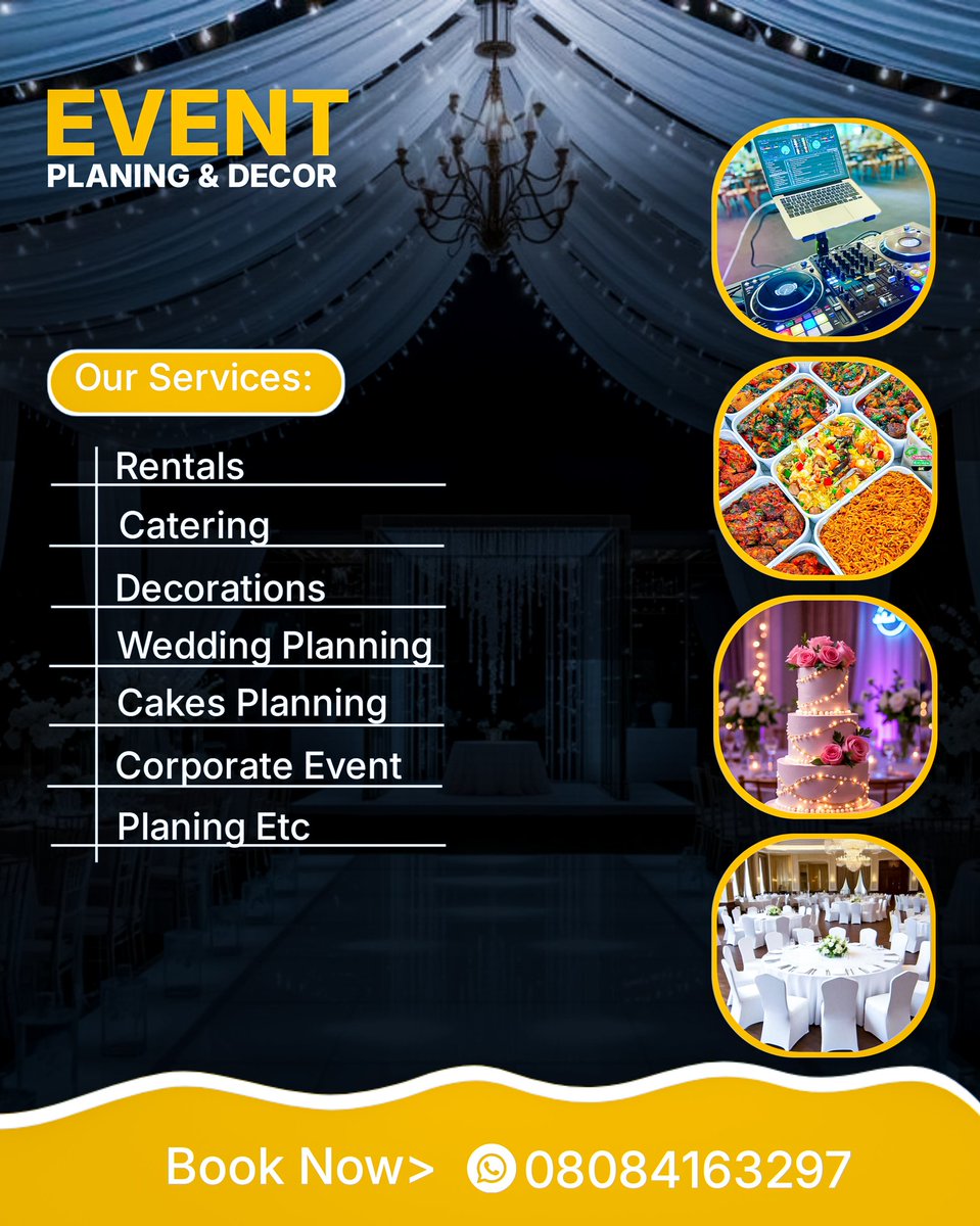 rikki_world's tweet image. Day 25/30 Design Challenge 
Redesigned an event planner flyer  elegant, organized, and full of celebration energy.
Good design should feel like the event has already begun. 
#DesignChallenge #Day25 #EventPlanner #GraphicDesign #Creativit