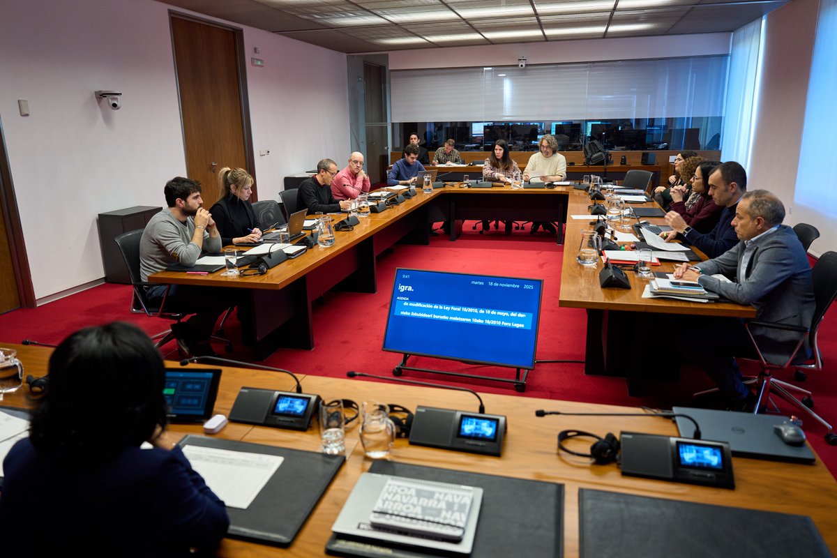 Aprobado el dictamen en relación con la propuesta de modificación de la Ley Foral 10/2010 del derecho a la vivienda asequible en Navarra, impulsada por <a href="/PSNPSOE/">Socialistas Navarra / ❤️</a> , <a href="/geroabai/">Geroa Bai</a> y <a href="/ContigoZurekin/">Contigo Navarra | Zurekin Nafarroa</a> 

📝parlamentodenavarra.es/es/noticias/ap…