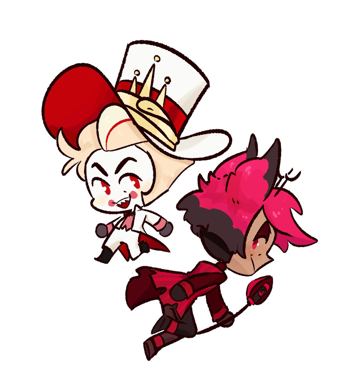 I'm trying smth new with my chibis~
#radioapple