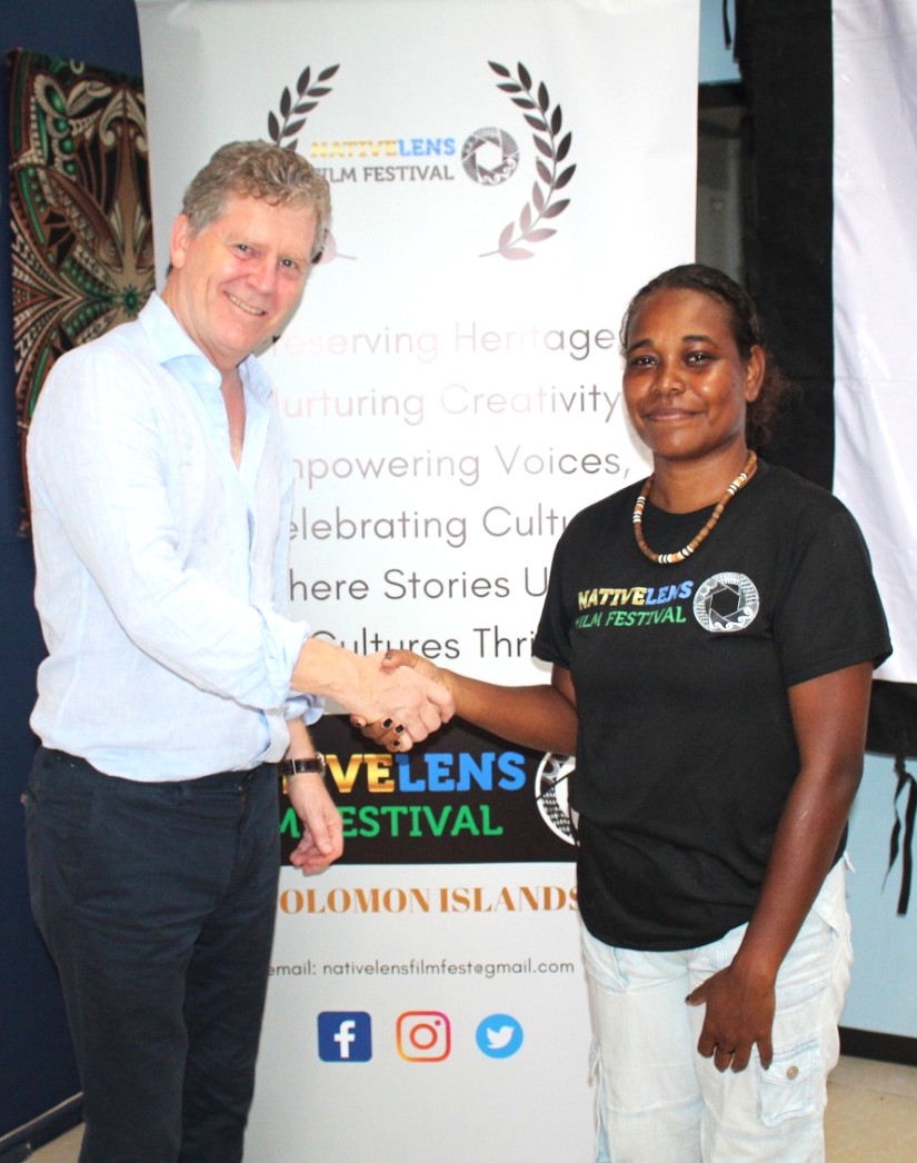 BHCHoniara's tweet image. 🧵We're delighted to support the @NativeLenSI that kicks off at the National Art Gallery in Honiara today.

The film festival involves 2 days open screening of films produced on the importance of the ocean, from the region and Solomon Islands.