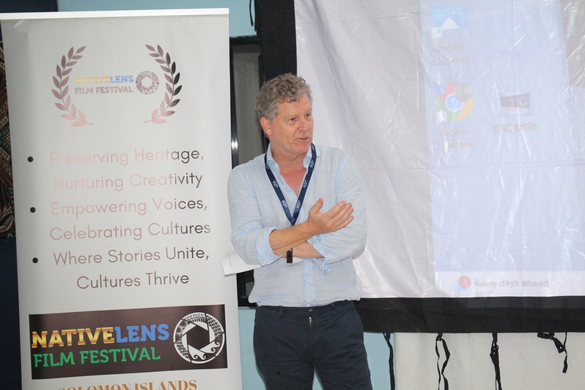 BHCHoniara's tweet image. 🧵We're delighted to support the @NativeLenSI that kicks off at the National Art Gallery in Honiara today.

The film festival involves 2 days open screening of films produced on the importance of the ocean, from the region and Solomon Islands.