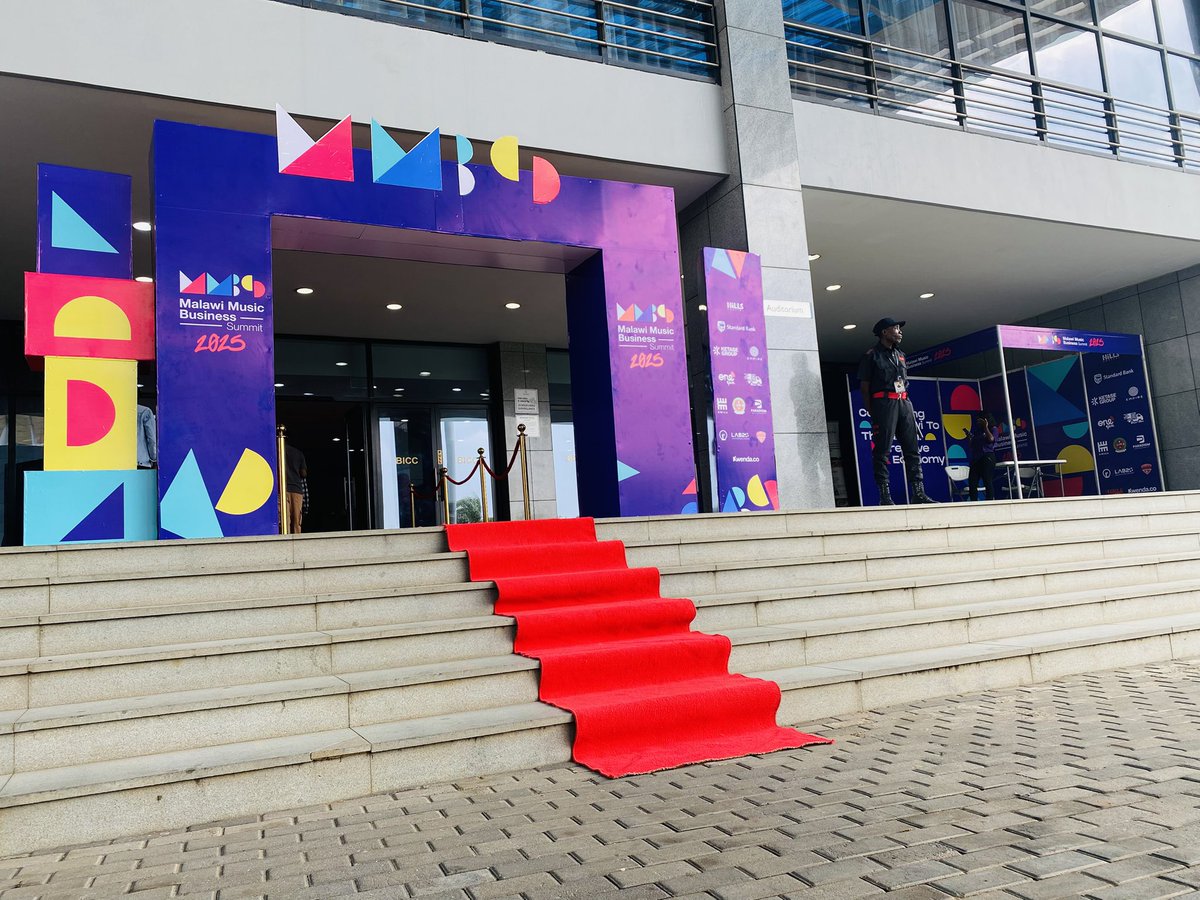 The scene is set at the MALAWI MUSIC BUSINESS 2025. 

#MMBS25