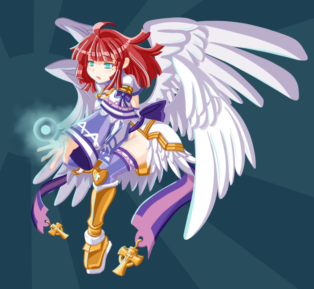Day 20 of #Disgaeatober2025: Species Swap

Priere from #LaPucelle as an archangel. Based on <a href="/huzuro_art/">Huzuro</a>’s design from the same prompt. I started this a month ago, but I wanted to color it nicely.

#魔界戦記ディスガイア #ディスガイア #ラ・ピュセル

x.com/djinntotonic/s…