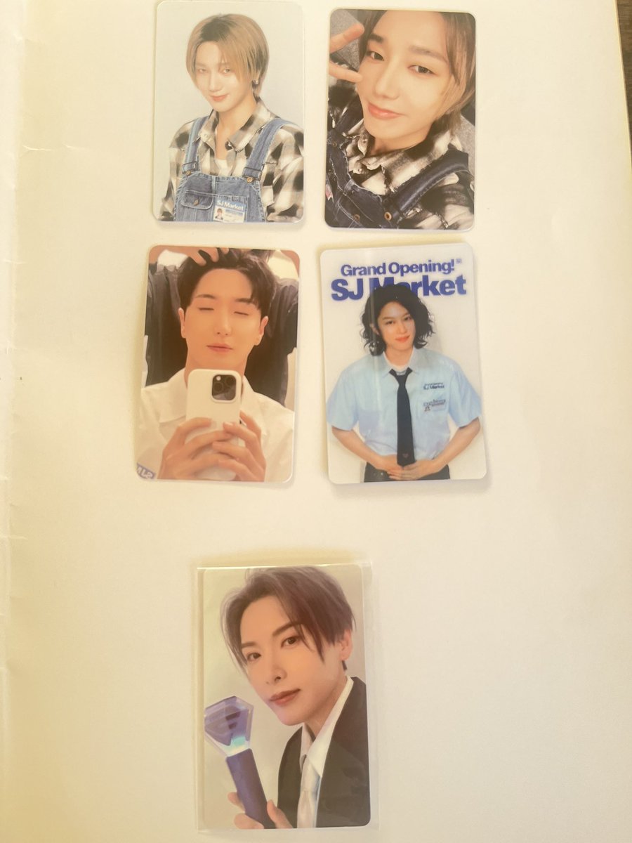 SJ Market SJマーケット ペンライト トレカ交換 ◼️譲 画像1枚目