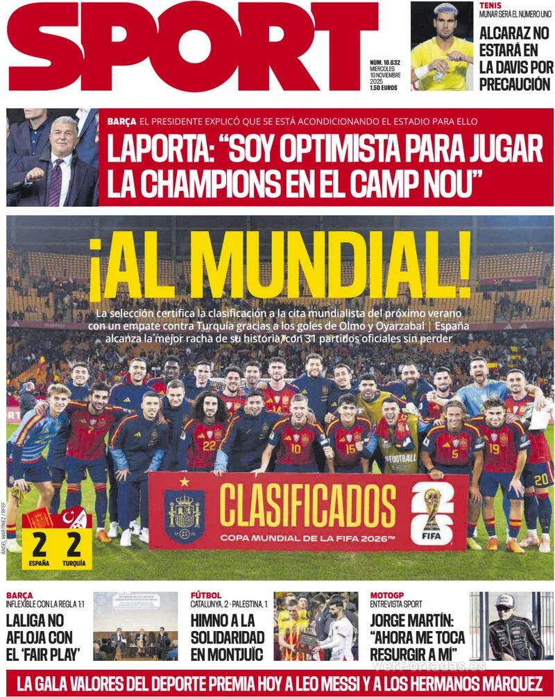 Ganarganarywin's tweet photo. #BuenosDiasATodos
#portadas de la prensa deportiva ⚽ de hoy 🍵📰 #miercoles
.
.
.
.
.
Madrid Barcelona España Sevilla Turquía Vinicius mbappe Xavi NFL NBA Isla Tentaciones #Nosomos Broncano Miami Gran Hermano #LaRevuelta Rosalia Operación Triunfo Badosa Vaquerizo Gotzon https://t.co/qLGO2903AW