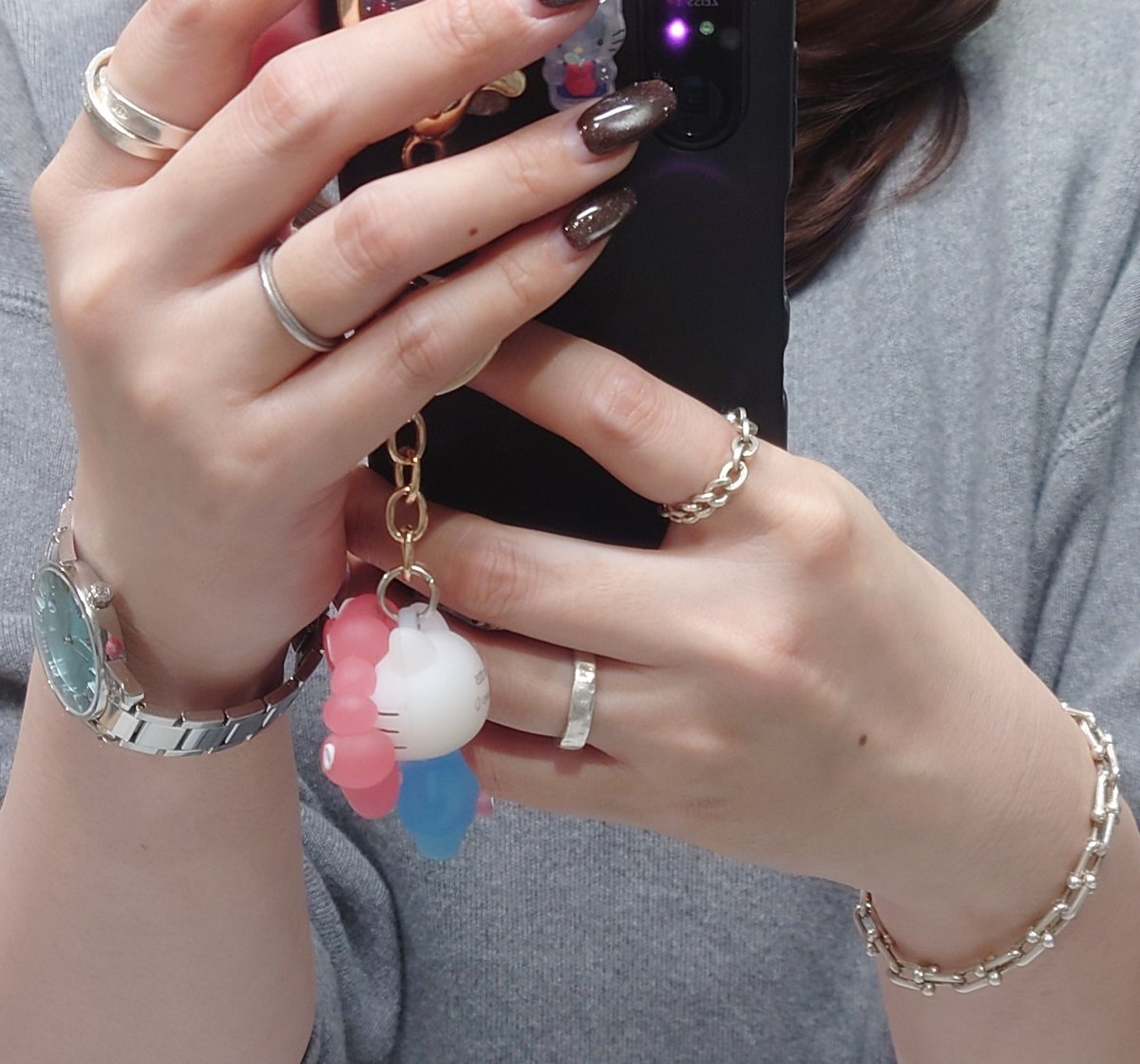 少しだけゴツめのシルバーアクセが好きなんですよね