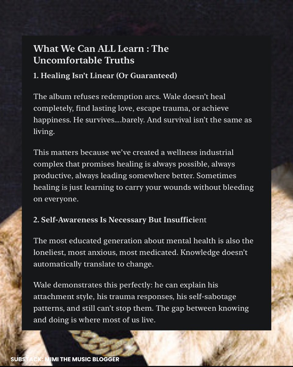 mimitheblogger's tweet image. Lessons we can ALL learn from @wale’s latest album 

open.substack.com/pub/mimithemus…