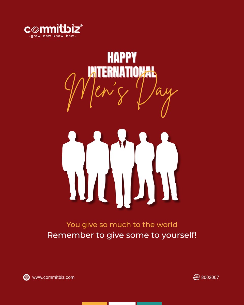 Commitbiz's tweet image. Celebrating the men who lead, inspire, and uplift every day.

𝗛𝗮𝗽𝗽𝘆 𝗜𝗻𝘁𝗲𝗿𝗻𝗮𝘁𝗶𝗼𝗻𝗮𝗹 𝗠𝗲𝗻’𝘀 𝗗𝗮𝘆!

#InternationalMensDay #MensDay2025 #Commitbiz