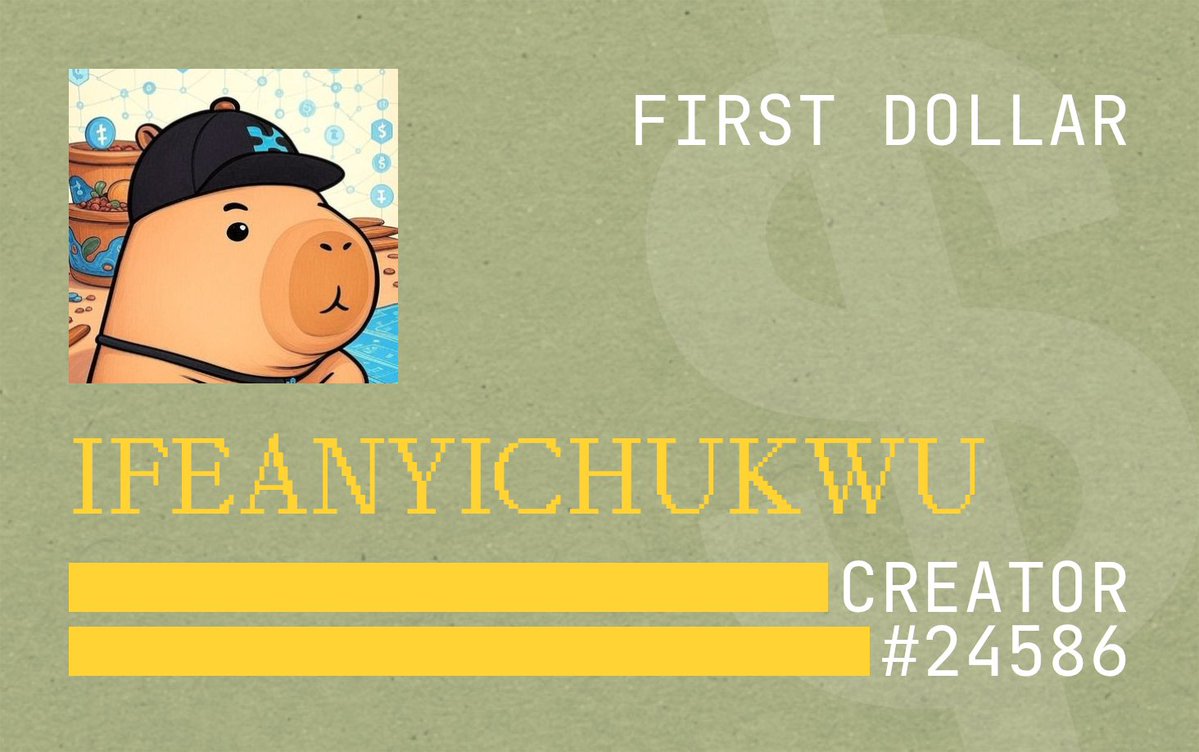 Nwam_bugo's tweet image. I will help you @earnfirstdollar on @base

Want in?

firstdollar.money/?r=d4UO6B

[Don&apos;t forget to paste your ID card image here]