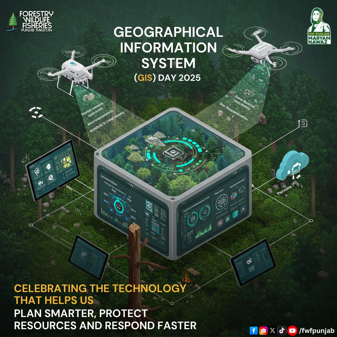 fwfpunjabpk's tweet image. Celebrating the Technology that Helps us.
.
.
.
#GISDay #geospatialtechnology #GIS #technology #fwfpunjab #GovtOfPunjab