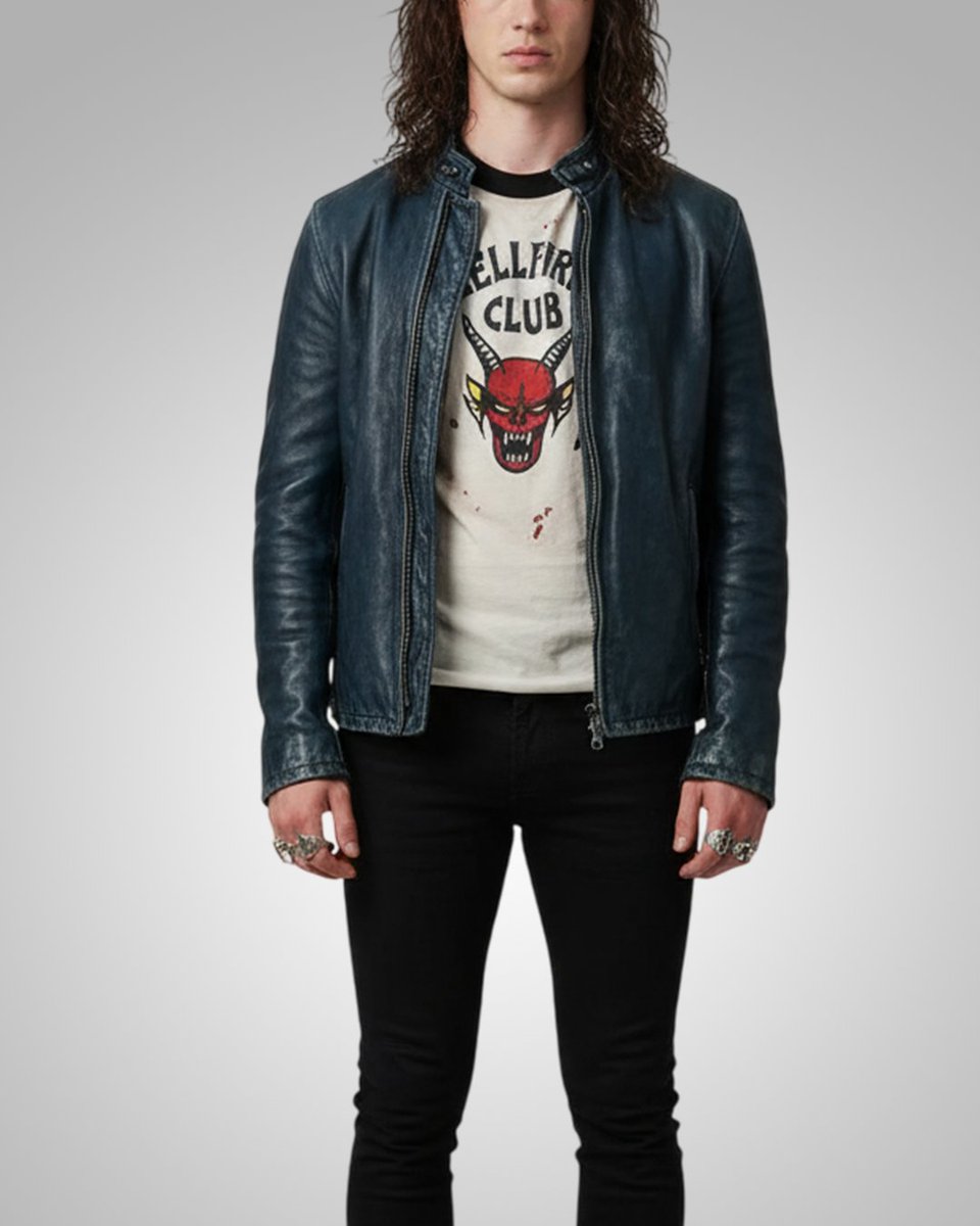 NZLeatherJacket's tweet image. Unleash your inner rocker like Eddie Munson! Grab this Stranger Things Black Leather Jacket now and turn heads everywhere you go.

👉 Shop yours today: turnurl.com/4lzHi
.
.
.
#StrangerThingsStyle #EddieMunsonVibes #LeatherJacketLove #RockTheLook #StreetStyle #GeekChic