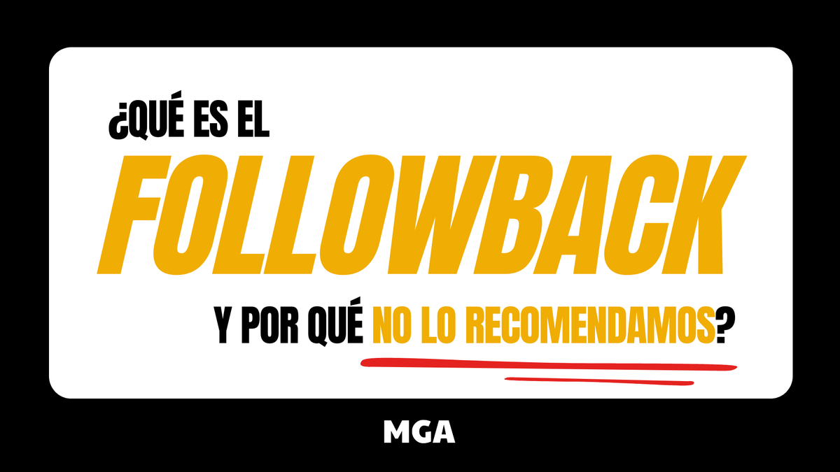 Hoy os hablaremos de una práctica en redes que, aunque ha perdido algo de popularidad, sigue siendo bastante común: el #followback ☠️, o lo que es lo mismo: seguir con el único objetivo de que te sigan e inflar vuestro número de followers. 👇
