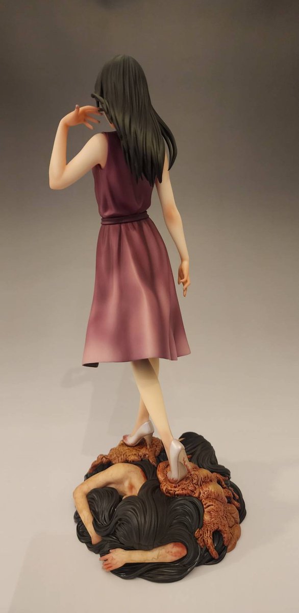 豆魚雷限定の伊藤潤二氏の代表作 「富江」を藤本圭紀氏が造形した