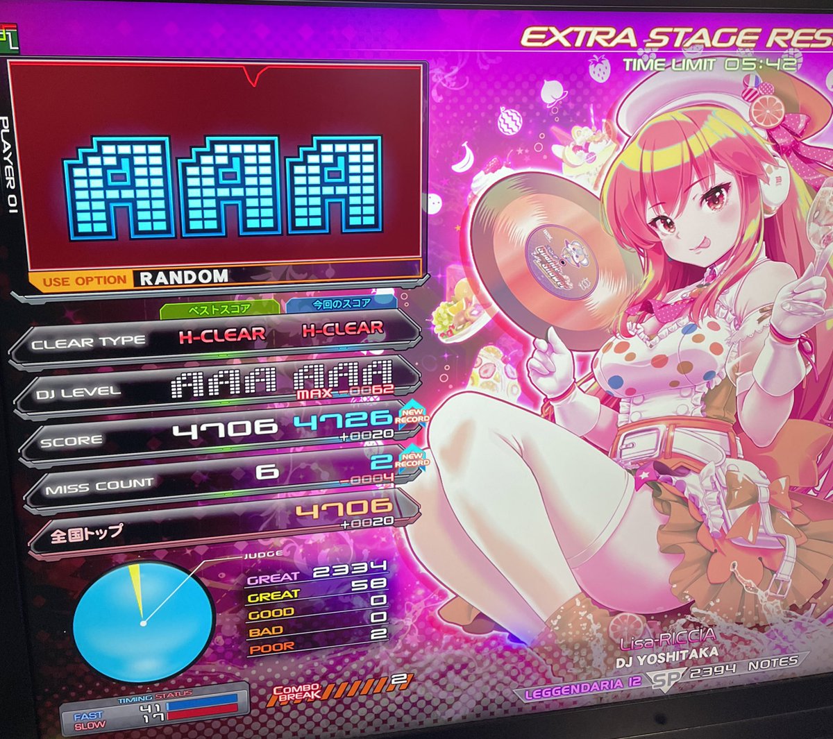 Lisa-RICCIAどちらも全一！！！！！！ SPA▶︎MAX-7 / 3377 SPL▶︎MAX