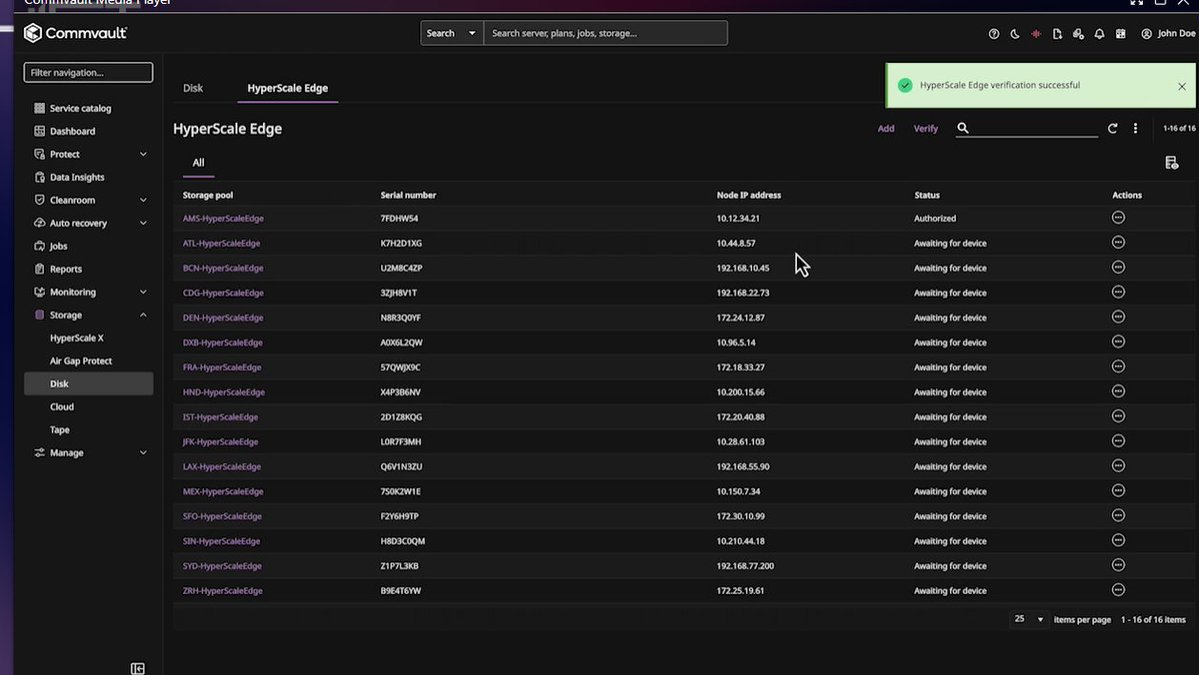 linotelera's tweet image. Short #Demo time #Commvault #CommvaultSHIFT #SHIFT2025 #CyberSecurity #DataProtection