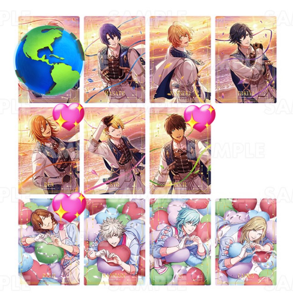 郵送 交換】 うたプリ AGF2025 ライエモ トレーディング 缶バッジ