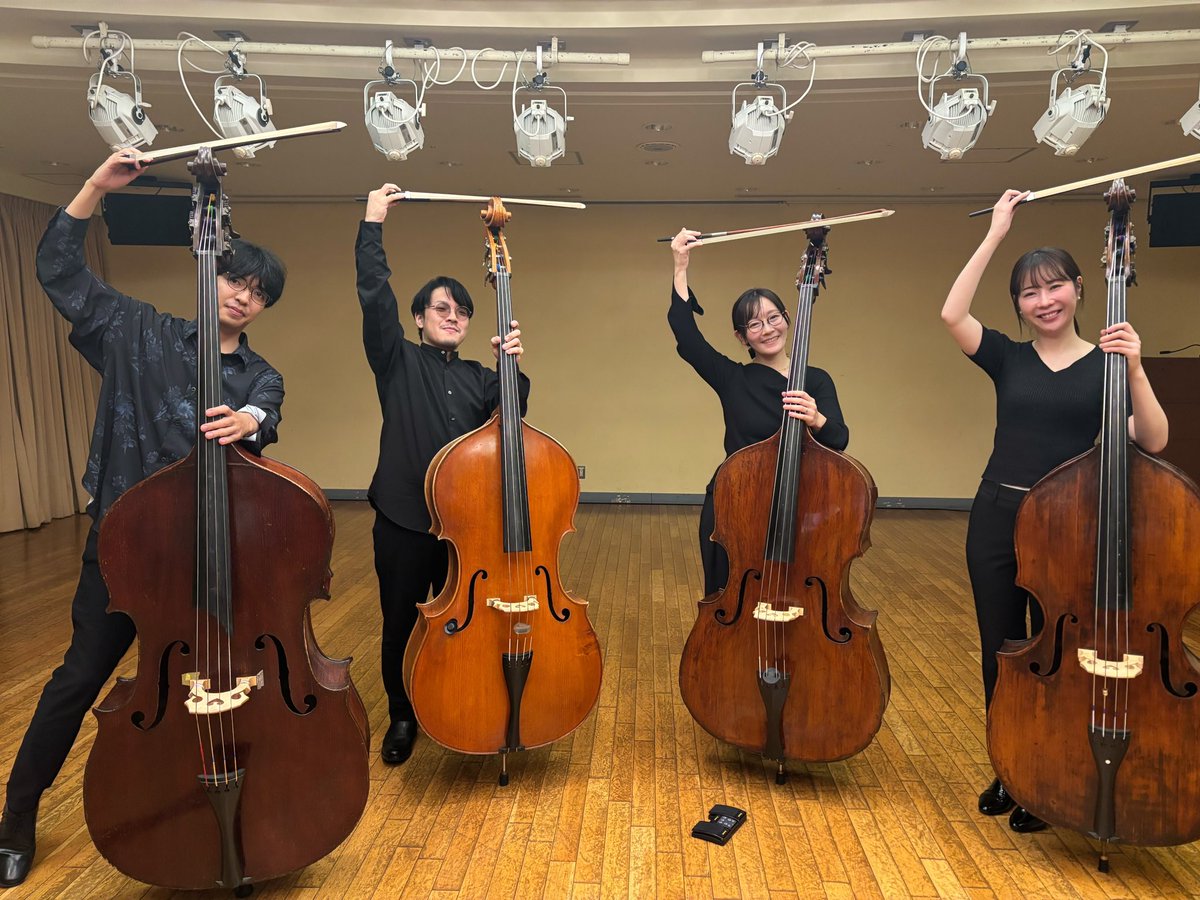 TheQuartet_'s tweet photo. コントラバスカルテット「The Quartet」 公式アカウントができました👏
公演情報など随時公開していきます！

2026年2月3日（火）、空けとけよ👊 https://t.co/iHD7WWFS2J