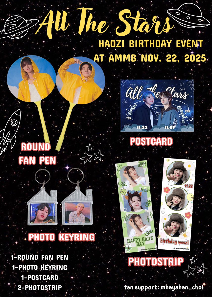 mhayahan_choi's tweet image. ☆ All the star for HAOZI ☆
 fan support by @mhayahan_choi

☆mbf, like&amp;amp;rt
☆1:1 or set:set
☆open for trade (dm me)

see you there carats at AMMB this saturday!

#AllTheStarsForHAOZI  #FanNightsAtAMManilaBay
by @svtloveclvb