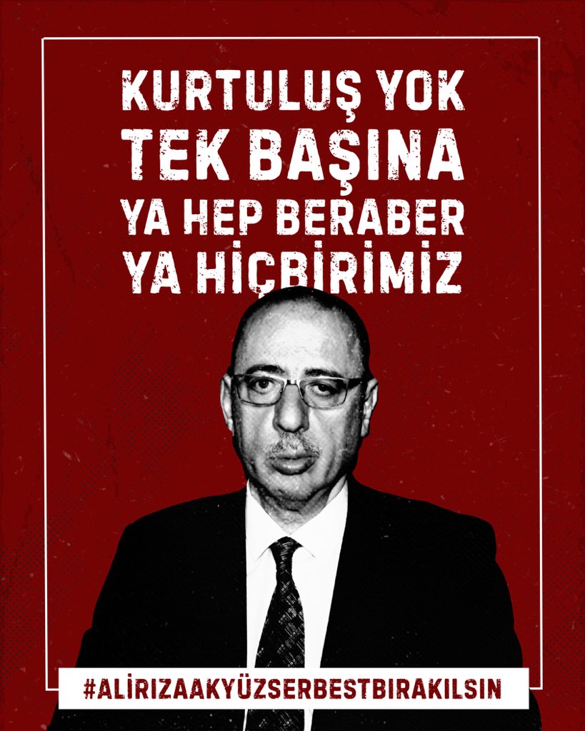 freeakyuz's tweet image. Biriz, birliğiz! Ya hep beraber ya hiçbirimiz!