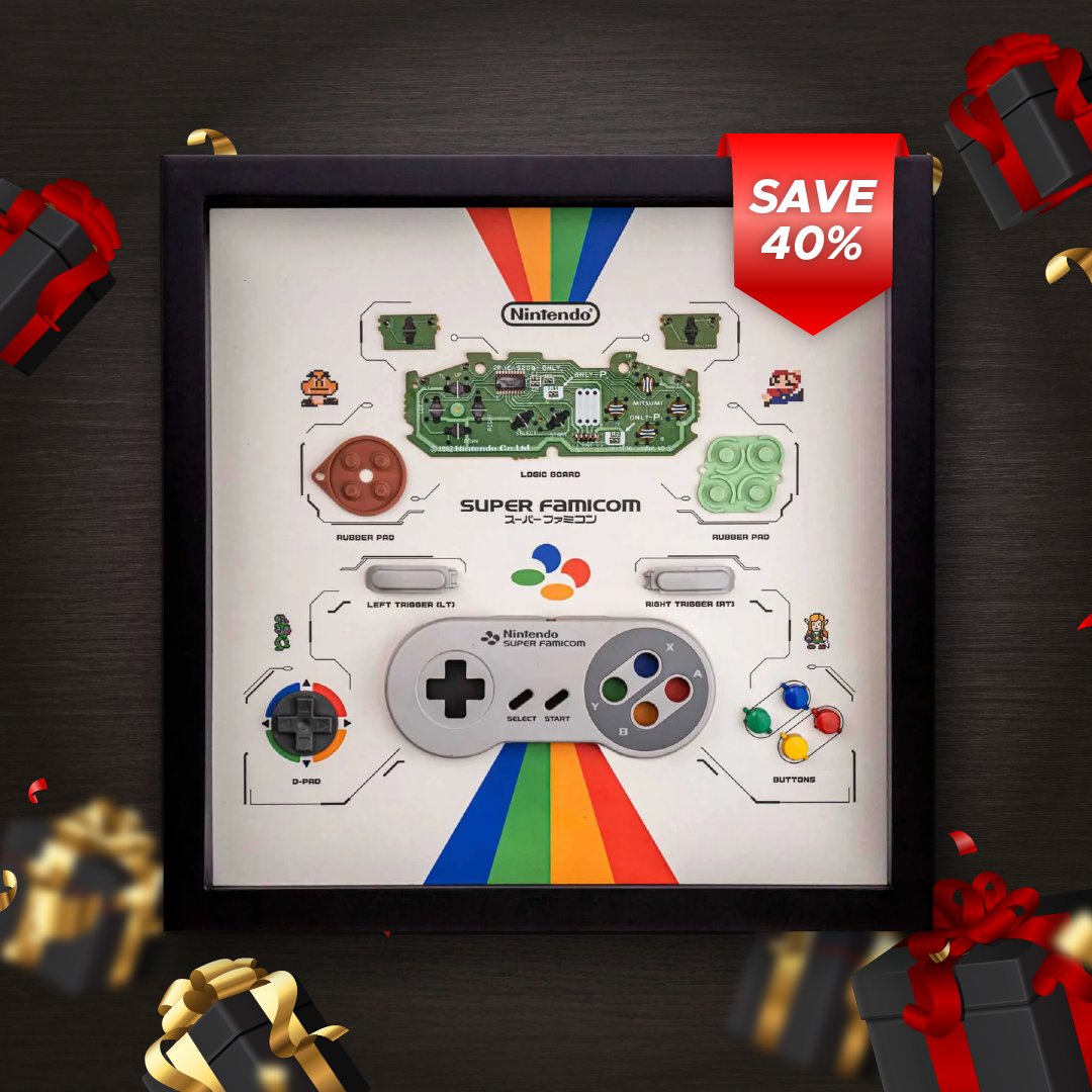 GridStudiocc's tweet image. 🖤Black Friday Deals!
The classics you grew up with — now framed.
iPhone. Game Boy. Nokia. Nintendo.
A collection made for nostalgia lovers. ✨
Once they’re gone, they’re gone. 🔥
Link in bio⬆
#GridStudio #BlackFriday #TechArt #RetroTech #Nintendo #CollectorsEdition #GiftIdeas…