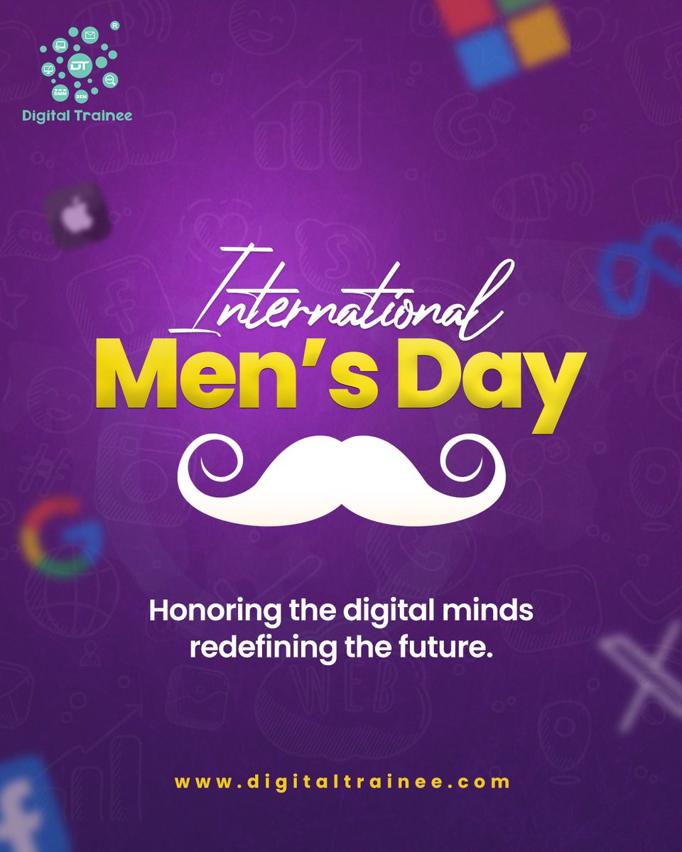 _Digitaltrainee's tweet photo. Happy International Men’s Day!✨👨🏻
From Steve Jobs’ vision to Sundar Pichai’s innovation, from Bill Gates’ revolution to Elon Musk and Mark Zuckerberg’s digital impact, lets celebrate the men who shaped the tech world & the future creators💡
#internationalmensday #digitaltrainee https://t.co/ChaUCGh3md