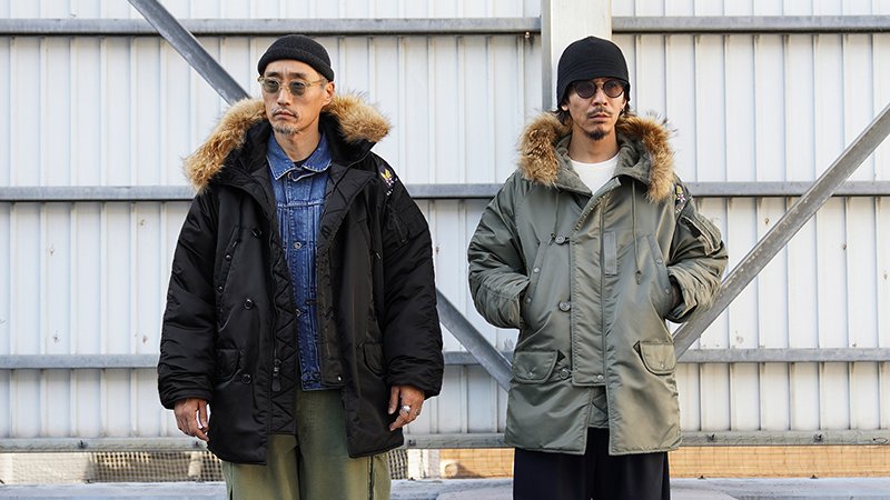 WAIPER.inc米軍初期型N3BVINTAGEフライトジャケットリアルファー