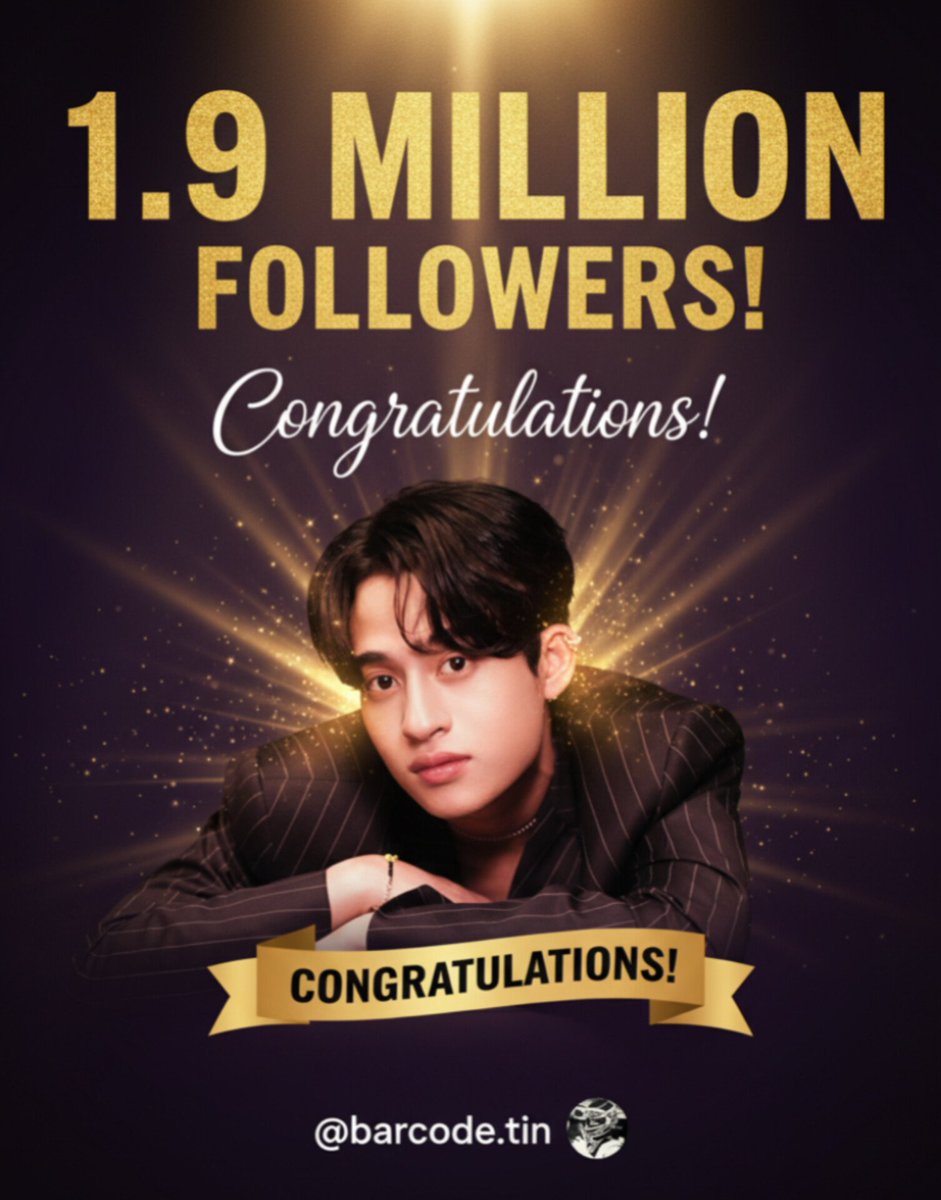 codej_eff_'s tweet image. Congratulations for 1.9M 🫶🏻🫶🏻
#1M900kHeartsForBarcode 
#barcodetin #TINNASIT 
#unit