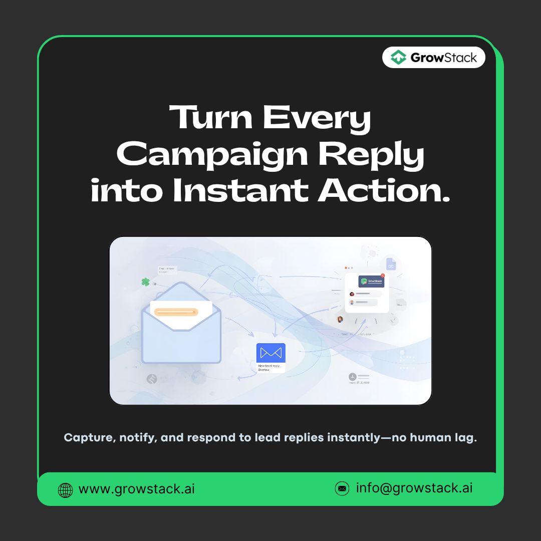 Growstackai's tweet image. Stay ahead of every lead reply without lifting a finger.
Our automated workflow captures the message, logs the details, alerts your team, and sends a quick acknowledgment to keep the conversation moving. ⚡📩

👉 Try it now at growstack.ai

#AutomationTools