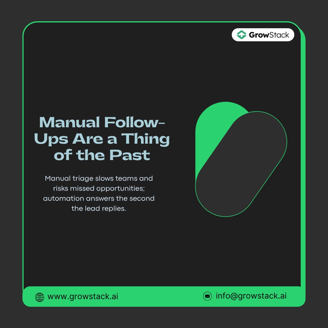 Growstackai's tweet image. Stay ahead of every lead reply without lifting a finger.
Our automated workflow captures the message, logs the details, alerts your team, and sends a quick acknowledgment to keep the conversation moving. ⚡📩

👉 Try it now at growstack.ai

#AutomationTools