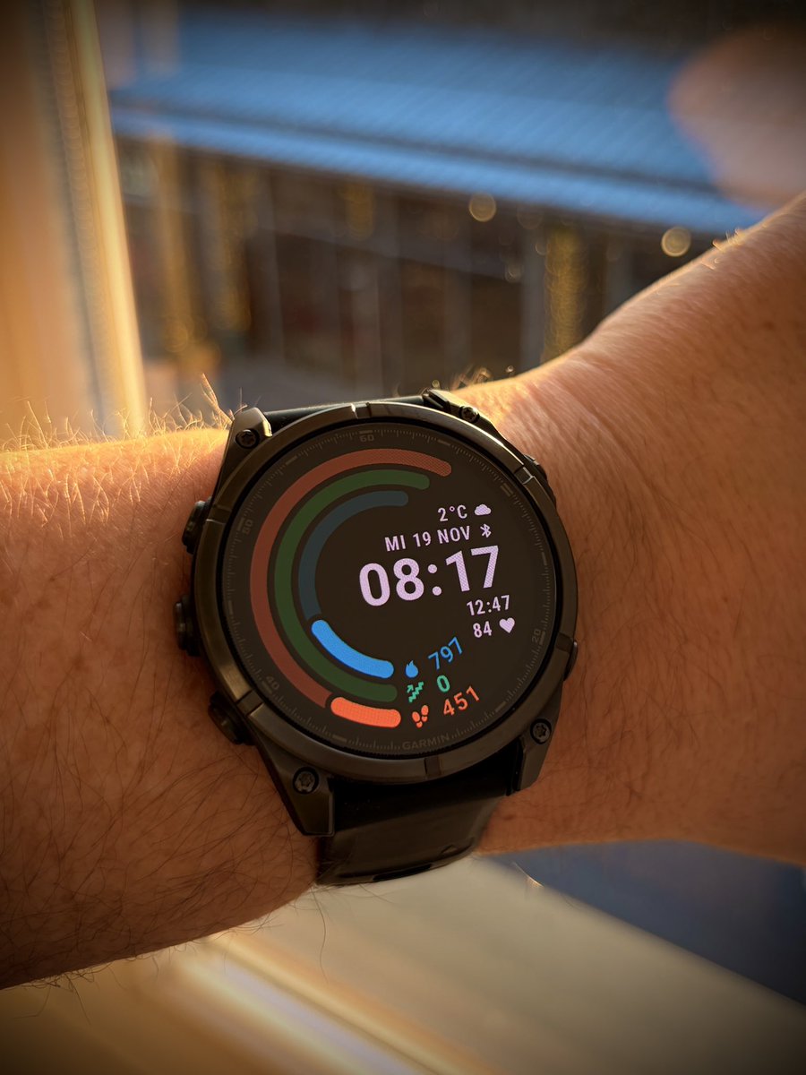DANdFRA's tweet image. Fantastic GOALS watch face by @VAW on Fenix 8 / Fenix 8 Pro! #vaw #garminfenix8 #garminfenix8pro #garmin #smartwatch #watchface #fenix8 #fenix8pro