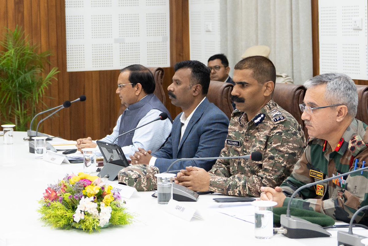NCBNER's tweet image. At the 10th Manipur NCORD meeting, Hon’ble Governor of Manipur Sh. Ajay Kr Bhalla reviewed narcotics trafficking and efforts to eradicate poppy cultivation. DDG NER R Sudhakar IPS represented NCB, reinforcing inter-agency coordination. #NCORD #NarcoticsControl @narcoticsbureau