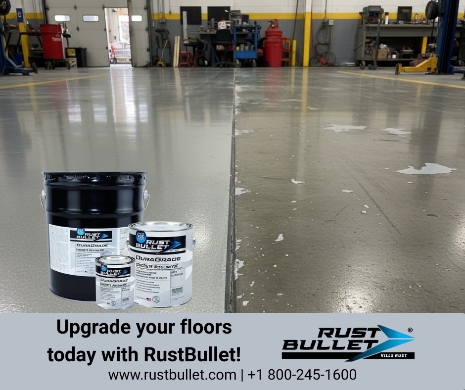 rustbullet's tweet image. #RustBullet vs. #EpoxyFloorPaint— Why settle for less? Rust Bullet #DuraGradeConcretePaint provides long-lasting protection, chemical &amp;amp; UV resistance, and a smooth, durable finish with no primer or topcoat needed. Upgrade your floors today with Rust Bullet!rustbullet.com/why-use-rust-b…