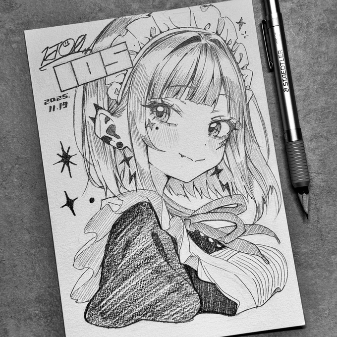 ⚡️今日描いた原画(105日目)

原画はBOOTHで販売中です✌🏻 