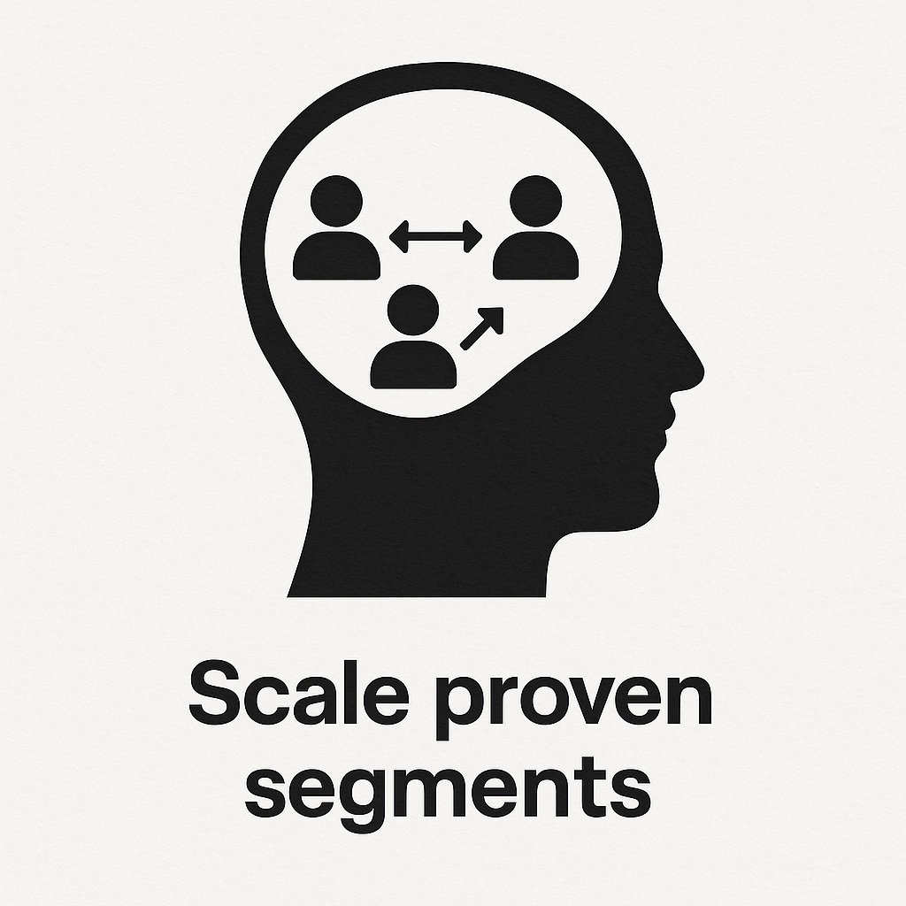Sesan_me's tweet image. Audience expansion works best when it’s driven by proven data, not guesswork. Start by scaling the exact segments already converting, then let algorithms find adjacent high-quality users. This preserves efficiency while boosting volume.#MetaAds #FacebookAds #InstagramAds