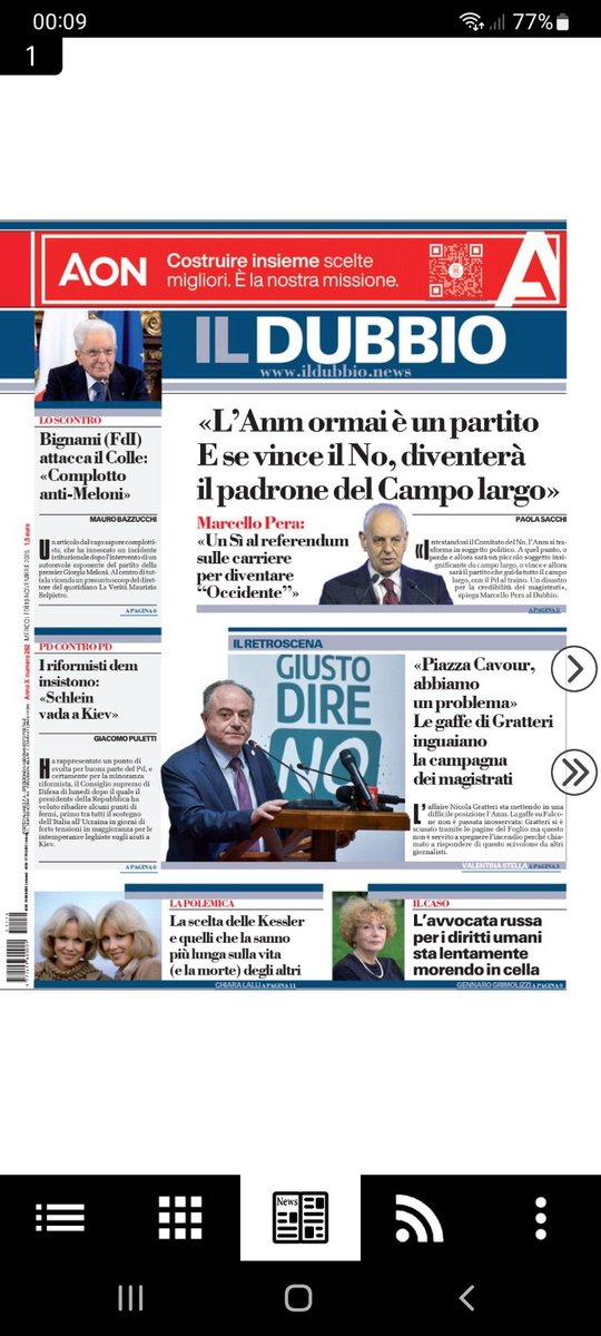 #MarcelloPera Mia intervista ildubbio.news. Dalla Bicamerale di #DAlema dove la sx non approvò separazione carriere, ma ok a 2 Csm e rif. art 111, alla riforma #Nordio "D'Alema ora per la sua autorevolezza dica Sì alla separazione