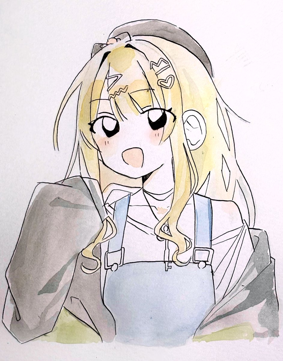 zutsu_xx's tweet image. #らくがきろこ 
つけペンと水彩！加工済