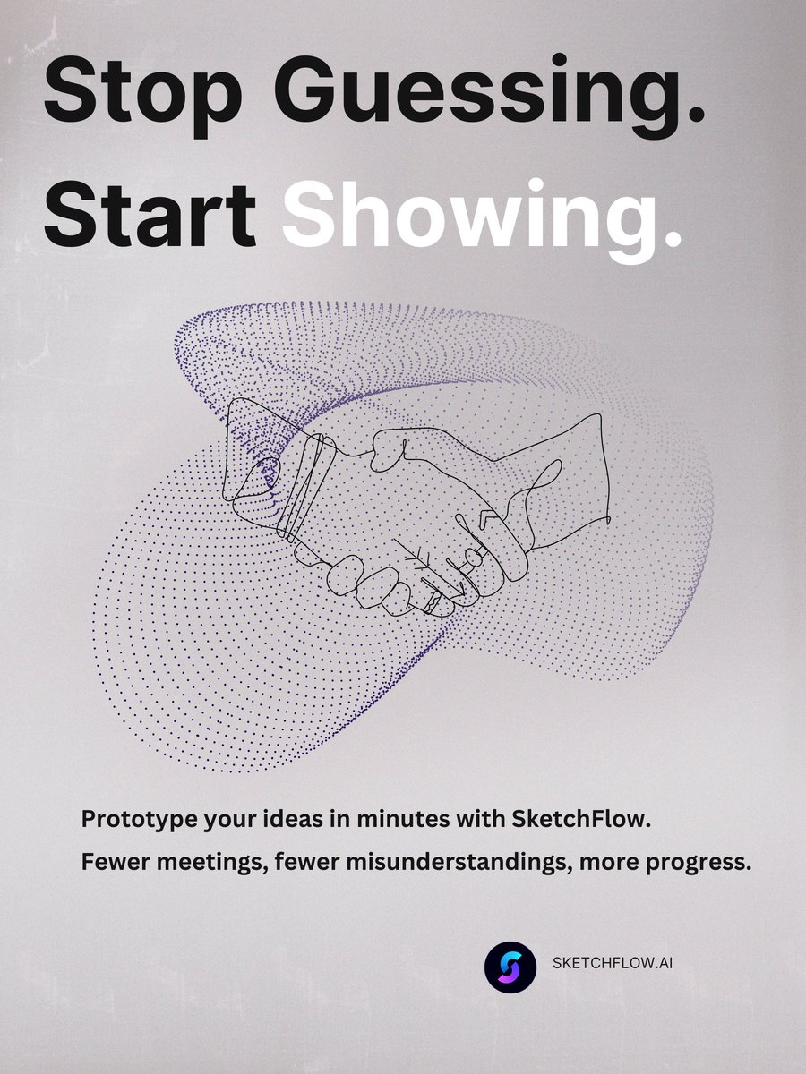 sketchflow_ai's tweet image. 11:30 PM. Client messages:
“Can we explore a second version for tomorrow? Something more dynamic.”

Normally that means an all-nighter.
Instead, I fired up SketchFlow, duplicated the flow, rearranged screens, added a new animation path, and sent a prototype before midnight.…