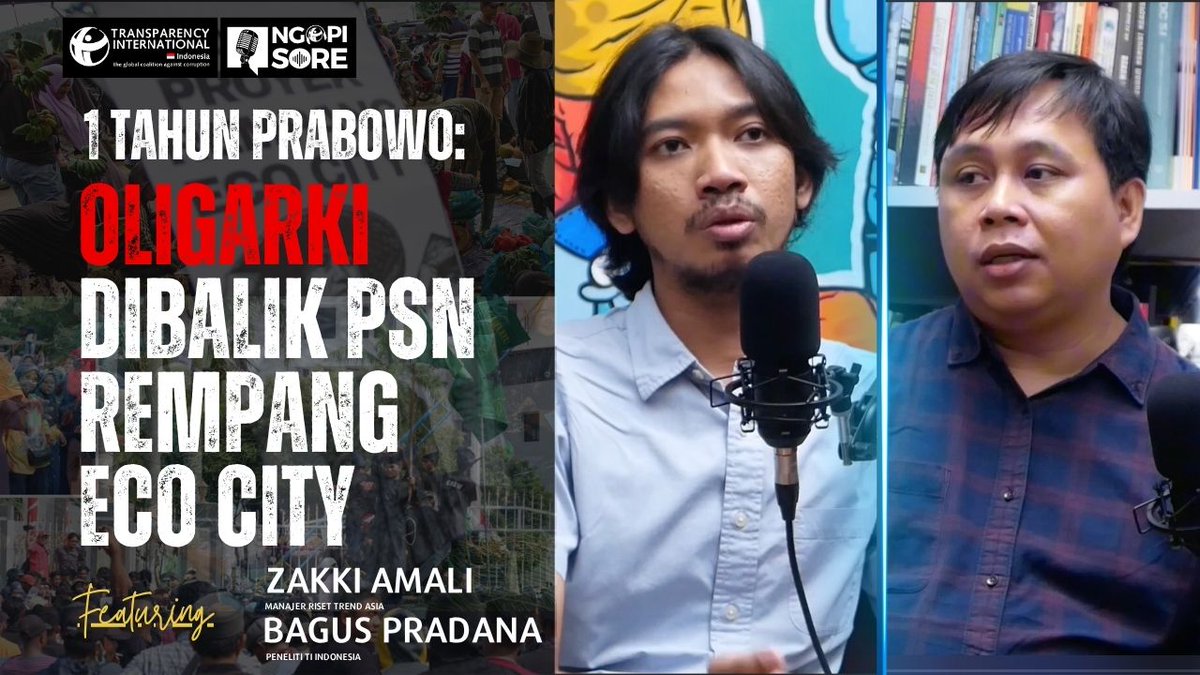 Setidaknya ada 16 kampung adat yg terdampak dari proyek Rempang Eco City. Warga resah dg masa depan penghidupan mereka jika proyek ini tetap dipaksakan, masa depan anak-anakpun dipertaruhkan. youtu.be/LzTfGkvLJCo?si… <a href="/ZakkiAmali/">Zakki Amali</a> <a href="/TrendAsia_Org/">Trend Asia</a>
