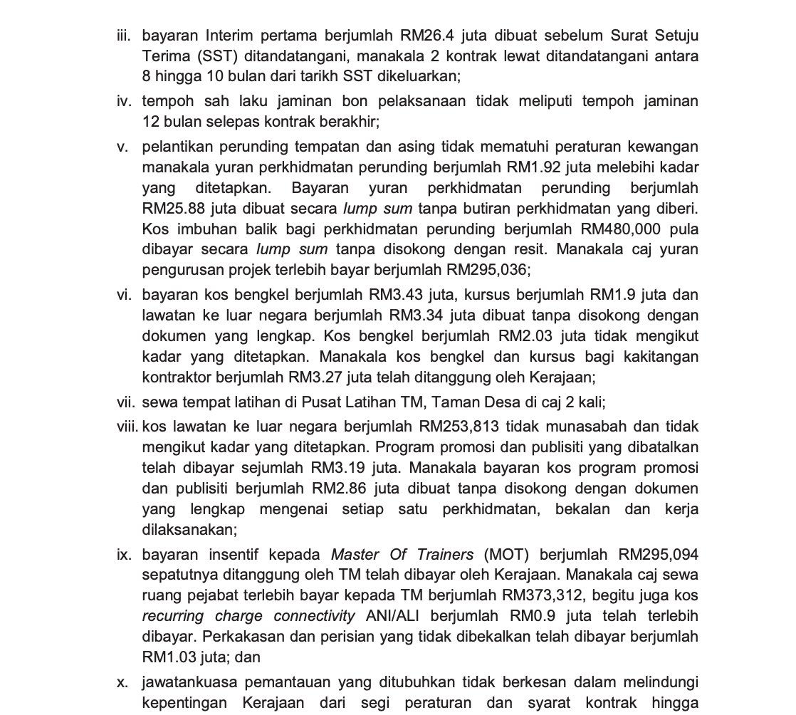 syahir's tweet photo. SaveME 999 bukan benda baru. 

Bermula daripada Malaysia Emergency Response System 999 (MERS 999) dari tahun 2007 dengan kos pembangunan dan operasi RM801.55 juta. 

Telekom Malaysia (TM) dilantik menjadi kontraktor secara direct nego. 

Banyak isu dilaporkan dalam Laporan Ketua Audit Negara 2012 dulu. 

SaveME 999 adalah sebahagian daripada NextGen MERS 999 yang bernilai RM1.25 bilion yang juga dianugerahkan kepada TM tahun lepas (2024) untuk tempoh 12 tahun. 

Kalau tengok SaveME 999 nampak macam takde improvement daripada TM. 

Dulu MERS 999 RM801.55 juta, sekarang nexgen MERS 999 RM1.25 bilion. 

Untuk RM104 juta nilai konsesi setahun sehingga 2038 dan dikatakan menggunakan AI (?), sepatutnya SaveME 999 lebih bagus dan tiada isu macam di bawah MERS 999 yang asal.