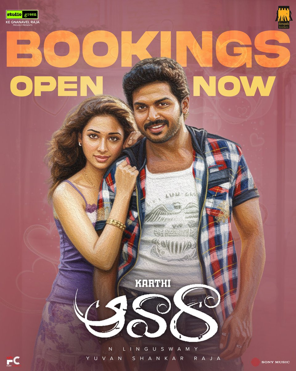 FilmyConnects's tweet photo. #Awara4K bookings are now open in

Andhra Pradesh : Visakhapatnam, Vizianagaram, Vijayawada

Telangana: Hyderabad (Moosapet, Kukatpally, RTC X Roads)

Grab your tickets now and don’t miss the chance to experience this classic once again on the big screens🎬✨

#AwaraReRelease https://t.co/aI5J5AF2Sh