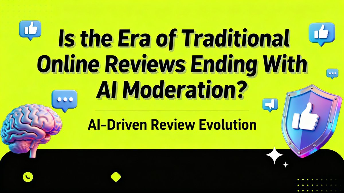 AnncodeHub's tweet image. Is the Era of Traditional Online Reviews Ending With AI Moderation?

The landscape of online reviews is undergoing a revolutionary transformation with the rise of AI moderation technologies.

☎️Discover More @ linkedin.com/feed/update/ur…