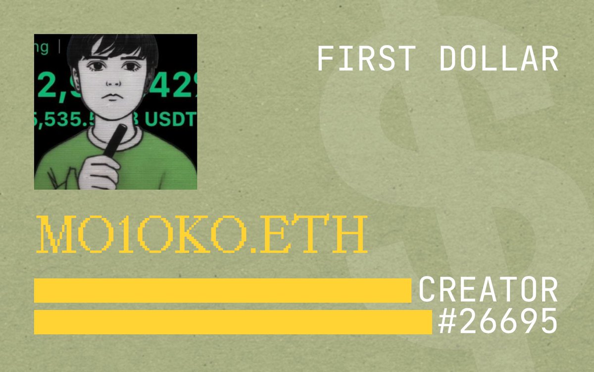 helpadeala's tweet image. I will help you @earnfirstdollar on @base

Want in?

firstdollar.money/?r=uyCTUZ