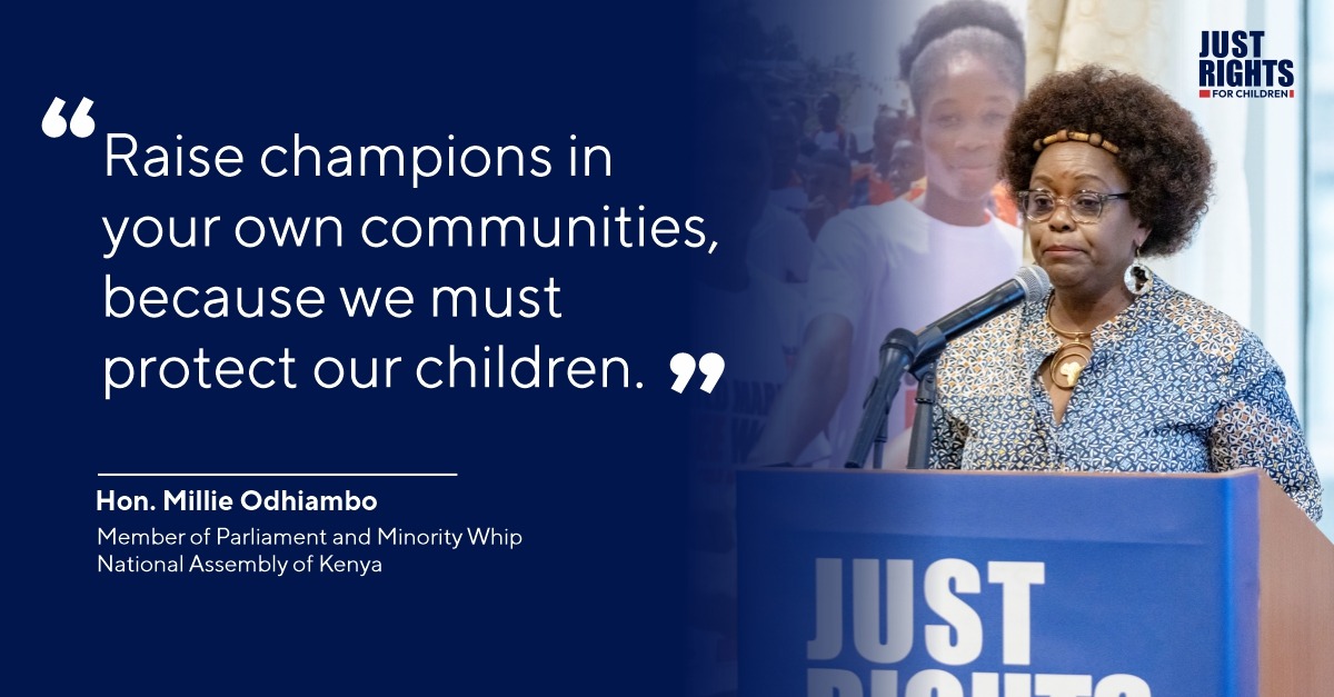 On September 25 at #UNGA80, global leaders united for our high-level side event, “Creating a Child Marriage Free World: Building the Case for #Prevention, #Protection, and #Prosecution.”

Hon. Millie Odhiambo <a href="/Milliegeza/">Millie Mabona</a> , Member of Parliament and Minority Whip, National Assembly