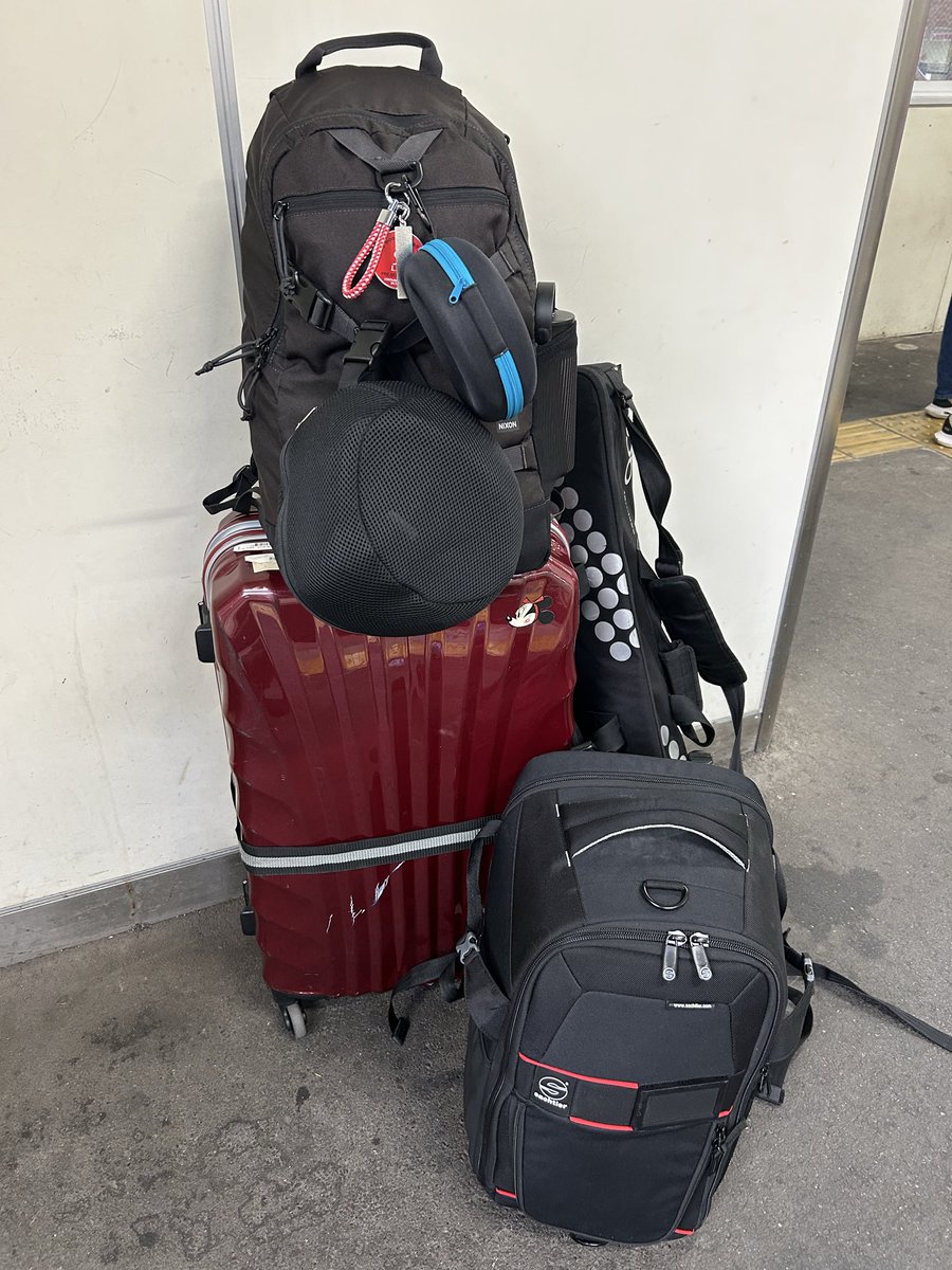 1人が　一度に持てる　荷物の限界