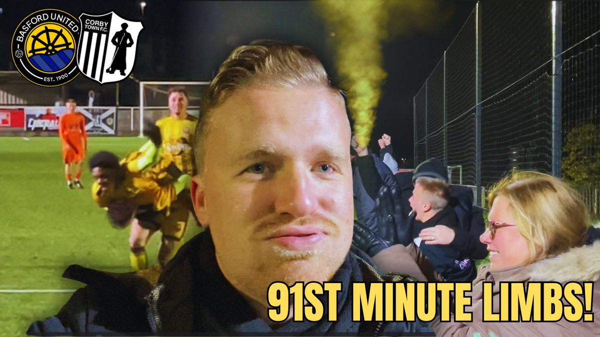 🎥VLOG

<a href="/Basfordutdfc/">Basford United FC</a> vs <a href="/corbytownfc/">Corby Town FC</a> 

youtu.be/eLF-7jFSJLI

Any RETWEETS will be greatly appreciated!

<a href="/NonLeagueRover/">Paul Non League Rover</a> <a href="/DannyDraper15/">𝐃𝐚𝐧𝐧𝐲 𝐃𝐫𝐚𝐩𝐞𝐫</a> <a href="/NonLeagueCrowd/">Non League Crowds</a> <a href="/NL_Bible/">Non League Bible</a> <a href="/NLW_UK/">Non League Wonders</a> <a href="/NonLeagueHQ1/">NonLeagueHQ</a> <a href="/chrismunroe52/">Chris Munroe</a> <a href="/Gandiman9/">Martin Carruthers</a> <a href="/sauldeeney13/">Saul Deeney</a> <a href="/Ambergod77/">Gandi’s flip flop</a> <a href="/james_ross2004/">james ross</a> <a href="/NorthernPremLge/">The Pitching In Northern Premier League</a>