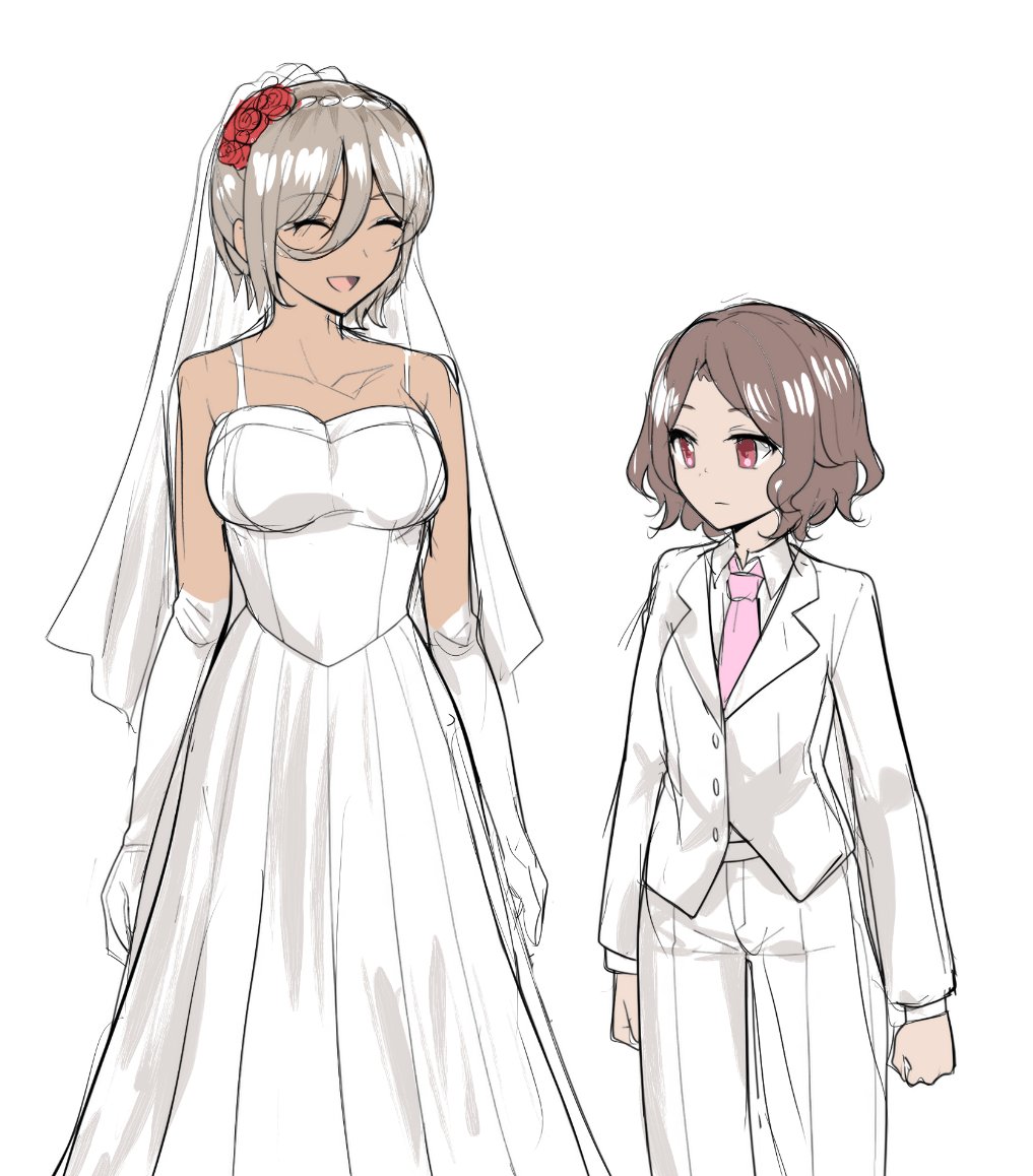 Kokokoro__'s tweet image. 我跟人事說今天要請假
因為要參加RupaTomo的婚禮
人事打電話跟主管確認
主管說RupaTomo結婚是真的
#girlsbandcry 
#ガルクラ