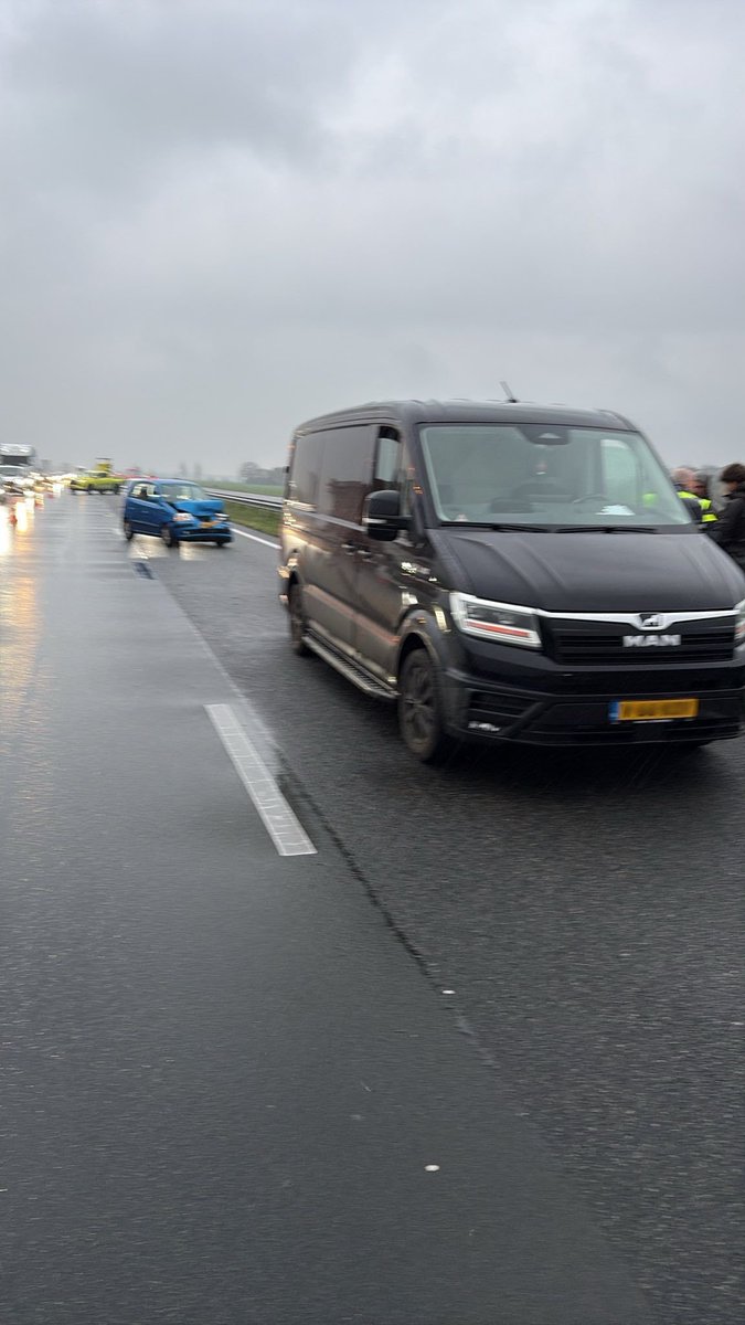 Ongeval op A28 bij Nijkerk