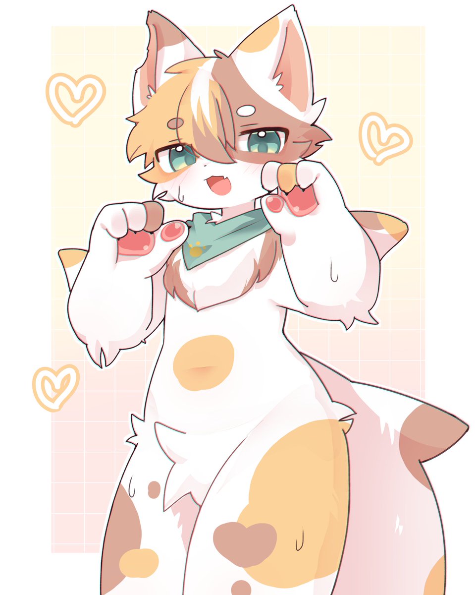 💛 : “냐아..? 왜 그렇게 빤히 쳐다보는 거야?”