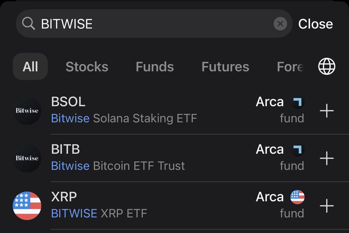Bitwise’s Spot #XRP ETF is officially listed on NYSE Arca — ticker: XRP.
Showing live on TradingView right now.
First trades expected at the next U.S. market open.
Is today the day? 🤩🚀

#XRP #XRPCommunity #XRPArmy #XRPL #XRPNews #Ripple #Crypto #CryptoNews #ETFs #FinanceDaily
